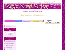 Tablet Screenshot of magic-mural-factory.com